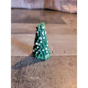 Pine tree AS IS snow xmas village accessory